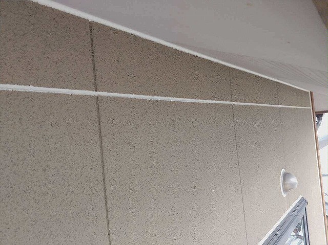 横目地の施工完了
